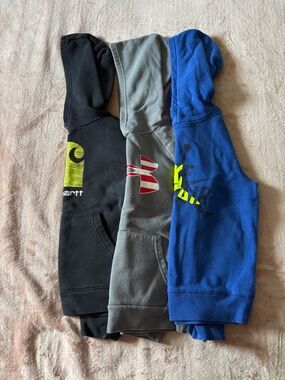 Kids Hoodie Bundle - Black, Gray, Blue